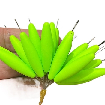 Vertikalna pluta za ribolov - visoka osjetljivost, fluorescencija, oblik maslinaste vrste, sedam zvjezdica, u velikom pakiranju