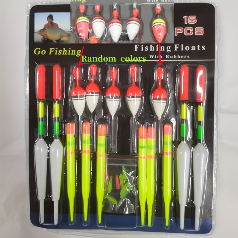 RockLure PVC ribolovne plovke set, 15 kom