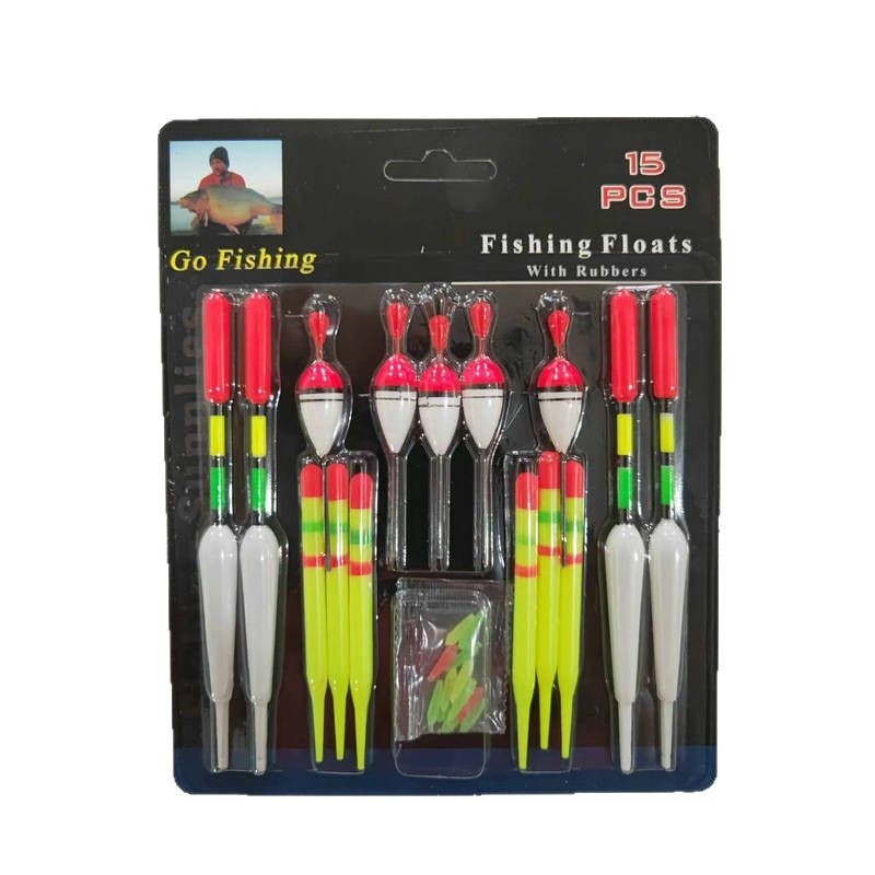 RockLure PVC ribolovne plovke set, 15 kom