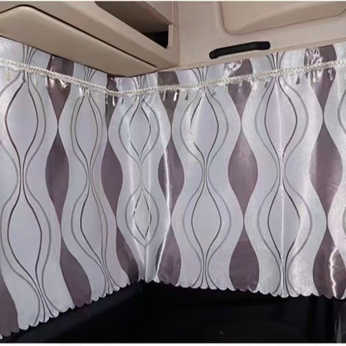 Cortine pentru geamuri laterale de camion mare, din material blackout, prindere prin agățare, protecție solară, personalizabile