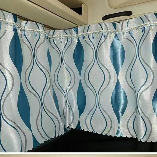 Cortine pentru geamuri laterale de camion mare, din material blackout, prindere prin agățare, protecție solară, personalizabile