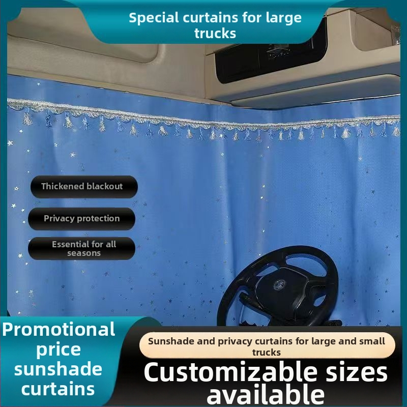 Suurveoauto küljeakna pimendavad kardinad blackout-kangast, rippuvad, päikesekaitse, kohandatavad