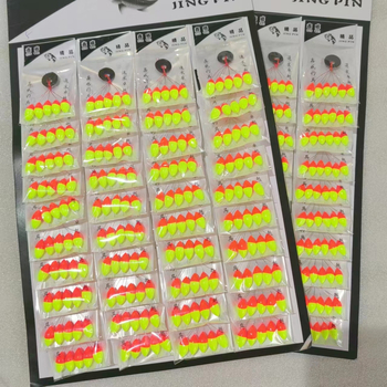 Ribolovni plovak, sedmerozvjezdni, u maslinastom obliku, verzija 1, 40 paketa