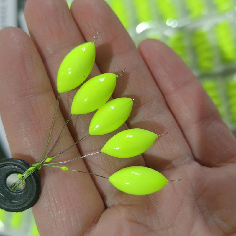 Ribolovni plovak, sedmerozvjezdni, u maslinastom obliku, verzija 1, 40 paketa