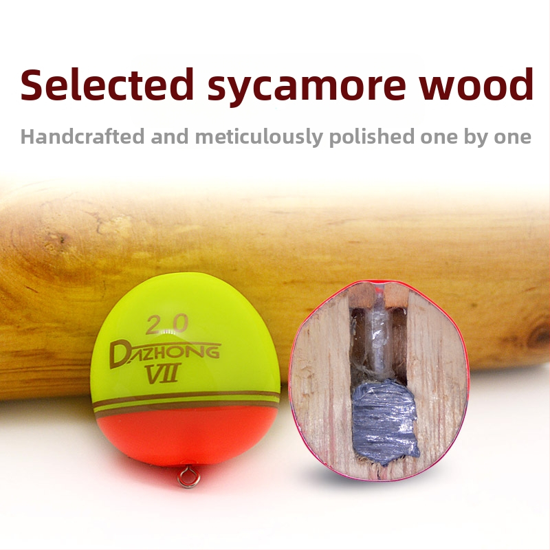 Lefeng akmeņu zvejas pludiņš – DAZHONG VII, Sycamore Wood, Smags modelis