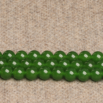 Labave perle od umjetnog jadeita, polirane, prirodni stil, plemeniti uzorak