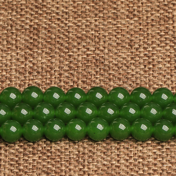 Labave perle od umjetnog jadeita, polirane, prirodni stil, plemeniti uzorak