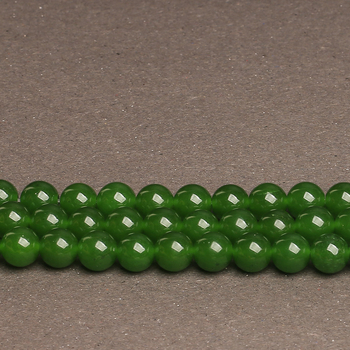 Labave perle od umjetnog jadeita, polirane, prirodni stil, plemeniti uzorak