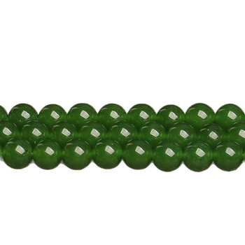 Labave perle od umjetnog jadeita, polirane, prirodni stil, plemeniti uzorak