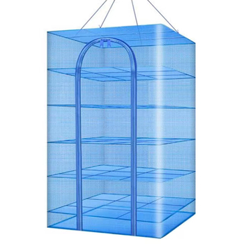 Sklopiva sušilica s PE mrežom, višeslojna, za sušenje povrća, ribe i mesa – protiv komaraca i muha