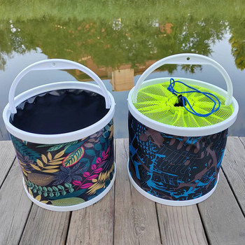 Xinfeng Heng Prijenosna Sklopiva Auto Koša za Vodu — Oxford Platno, Višenamjenska Koša za Ribe i Žive Ribe