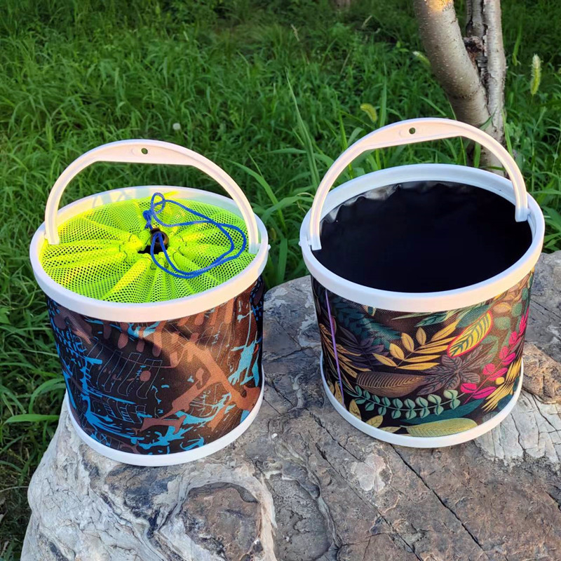 Xinfeng Heng Prijenosna Sklopiva Auto Koša za Vodu — Oxford Platno, Višenamjenska Koša za Ribe i Žive Ribe