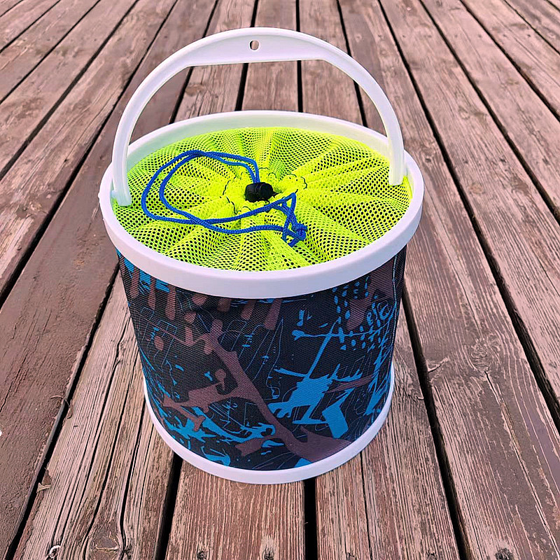 Xinfeng Heng Prijenosna Sklopiva Auto Koša za Vodu — Oxford Platno, Višenamjenska Koša za Ribe i Žive Ribe