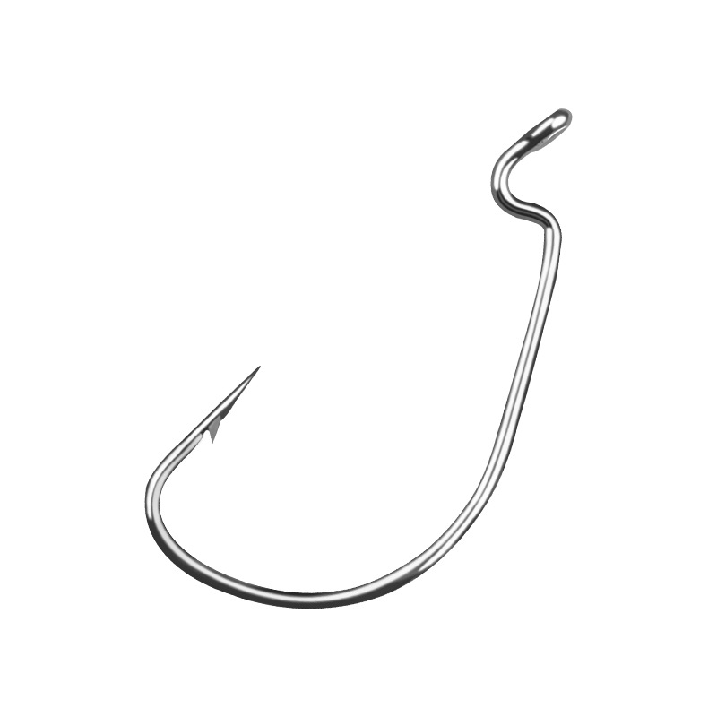 Crank kuka s širokim trbuhom – visoko ugljični čelik – za bass i morski ribolov – četiri puta ojačano