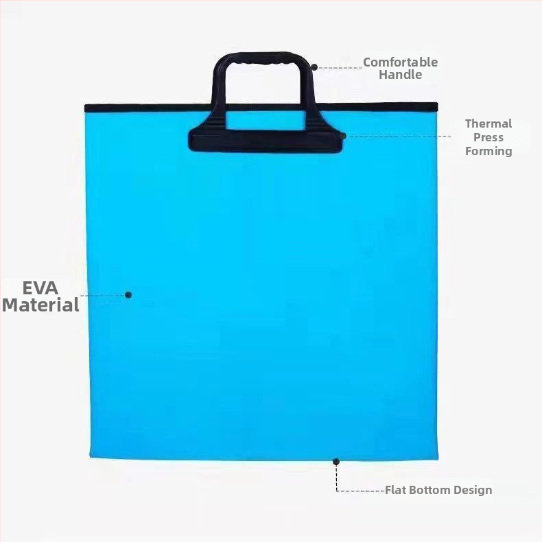 Jiangjiang Selection EVA makšķerēšanas zivju kopšanas soma — pārnēsājama, salokāma