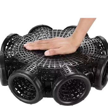 Kavez za ribu s osam rupa i kutijom za uteg, PP materijal