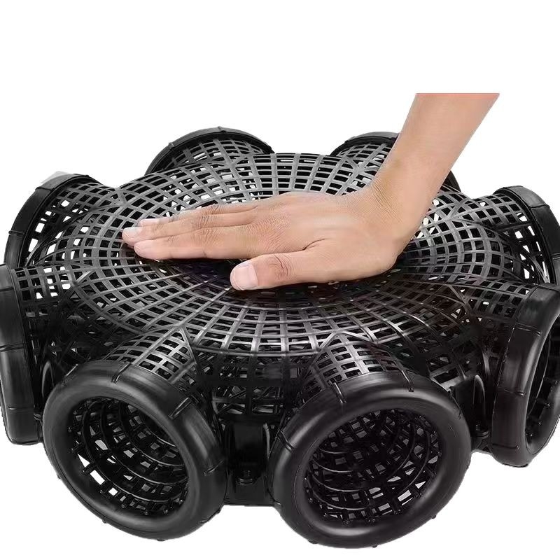 Kavez za ribu s osam rupa i kutijom za uteg, PP materijal