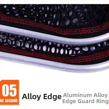 Nailoninė tinklinė krepšys žvejybos apsaugai, nešiojamas, kvadratinė forma