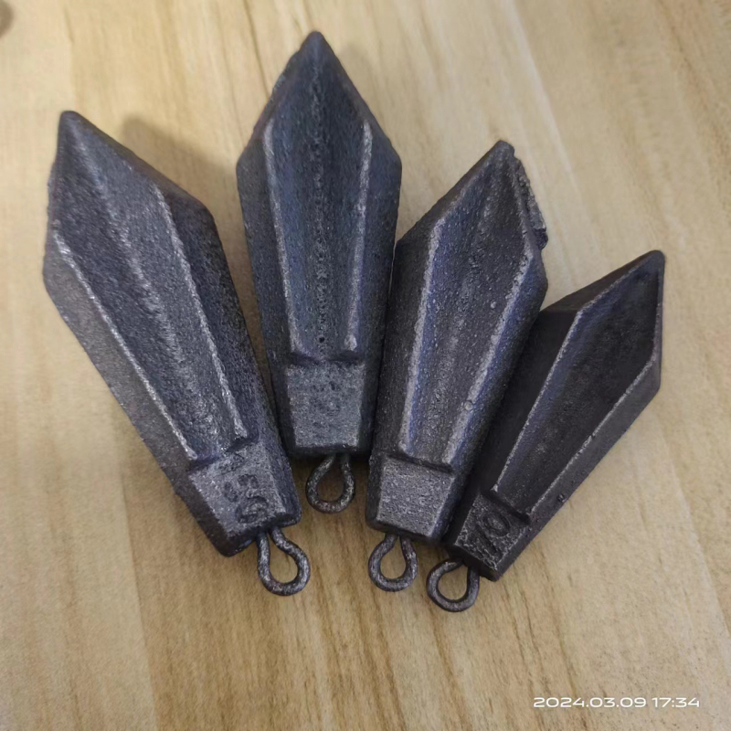 Željezni uteg darta s prstenom za morski i lagani ribolov, kod 21254