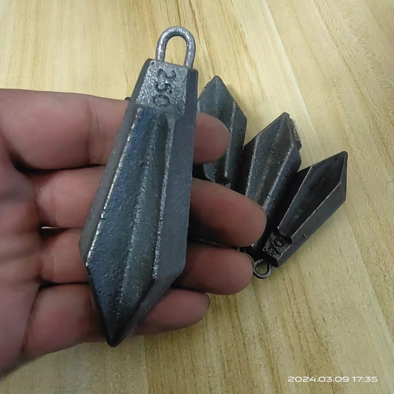 Željezni uteg darta s prstenom za morski i lagani ribolov, kod 21254