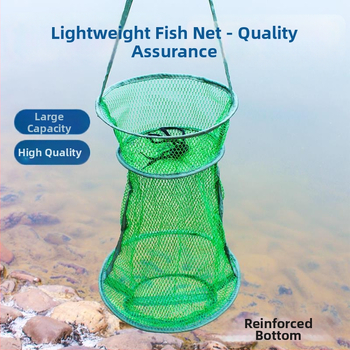 Žvejybos apsauga – nailono tinklinė krepšys su virvele, greitai džiūsta
