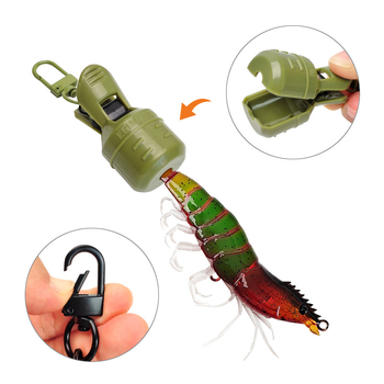 Ailuya ABS zaštitni poklopac za udicu i klips za škampi, 6-dijelni set – ribolovni dodaci lignje