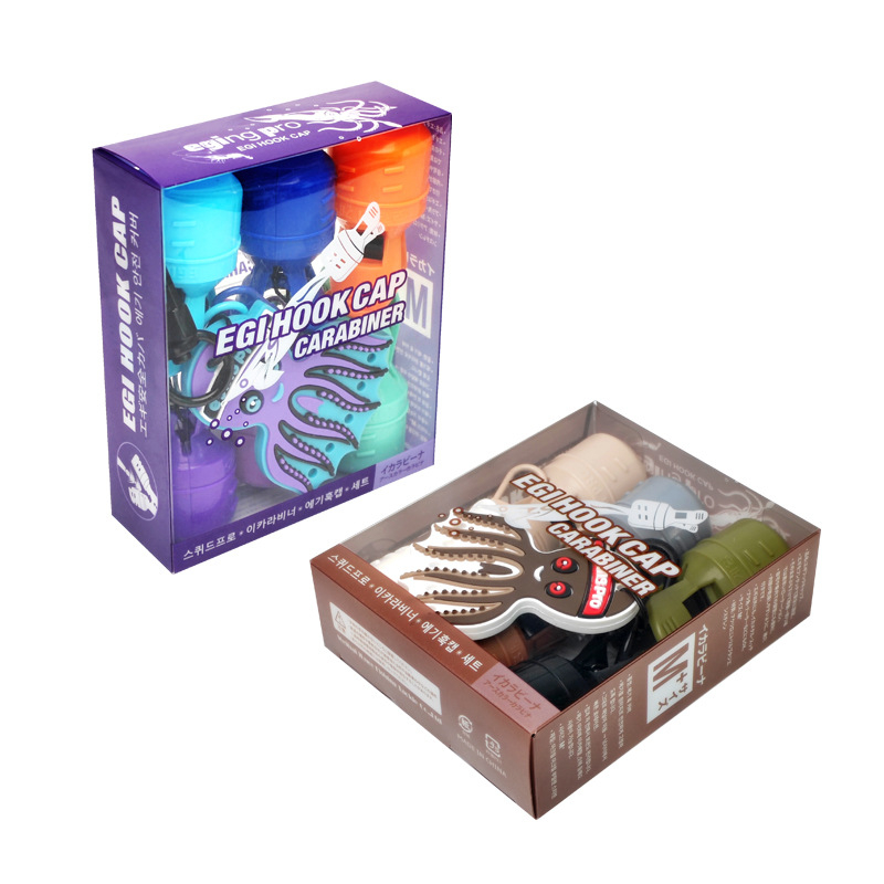 Ailuya ABS zaštitni poklopac za udicu i klips za škampi, 6-dijelni set – ribolovni dodaci lignje