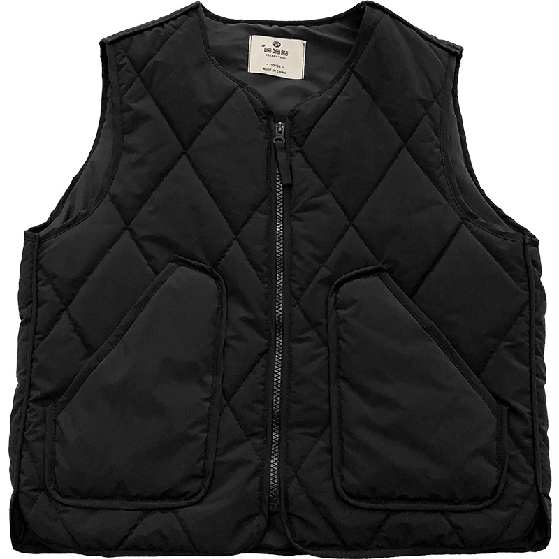 Dječja vesta, kardigan u korejskom stilu, zatvarač, poliester podstava, poliester punjenje, pogodna za jesen i zimu