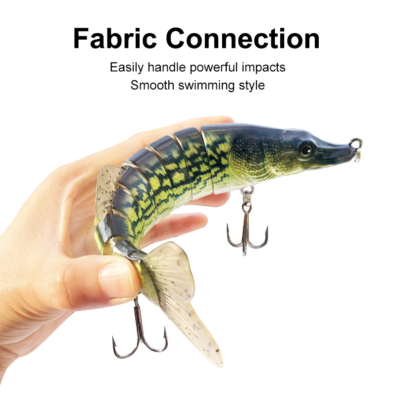 Примамка за риболов - изкуствена примамка, 70 г, 8-сегментна, синтетични материали, Quick fishing gear