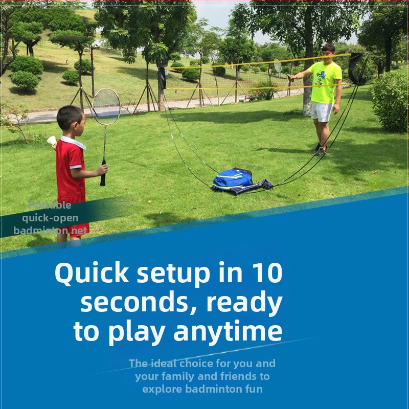 Badmintonivõrgu raam - Käepärane, Kokkupandav, Kiire Paigaldus, Sobilik sise- ja õuekasutuseks (Materjal: Nailon; Kohandamine: Jah; Bränd: Wilshun)