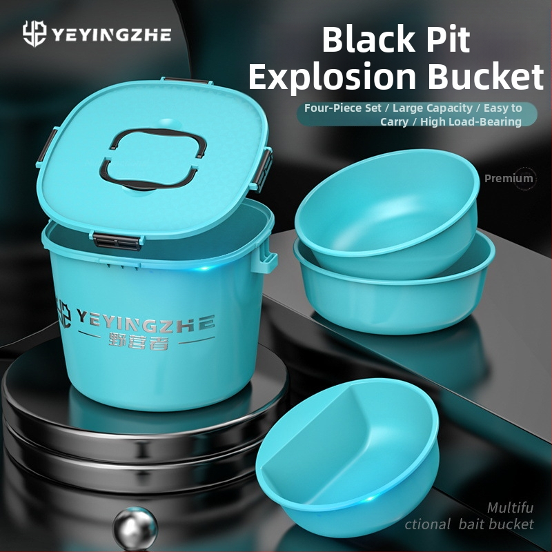 Camper Set posuda za mamce za kampiranje i ribolov, plastična, višenamjenski bazen za mamce