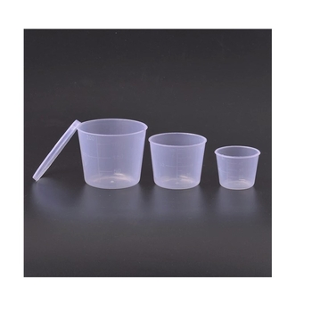 Jinwang Fishing Gear – plastična čaša za mamce, prozirni trodijelni set, ribolovni dodaci