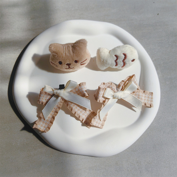 Kaķēnu motīva auklas sprādze bērnu kurpēm, pūkaina dekorācija (piemērots tenisiem, ādas kurpēm, ikdienas un auduma kurpēm)