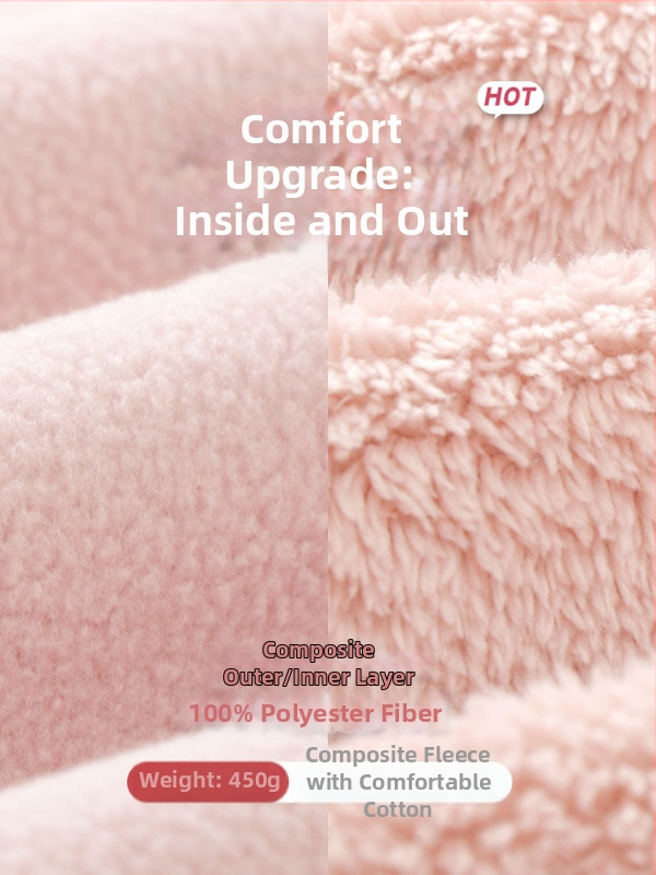 Detská vesta bez rukávov s fleecovou podšívkou, hrubá, unisex, zips, 100% polyester