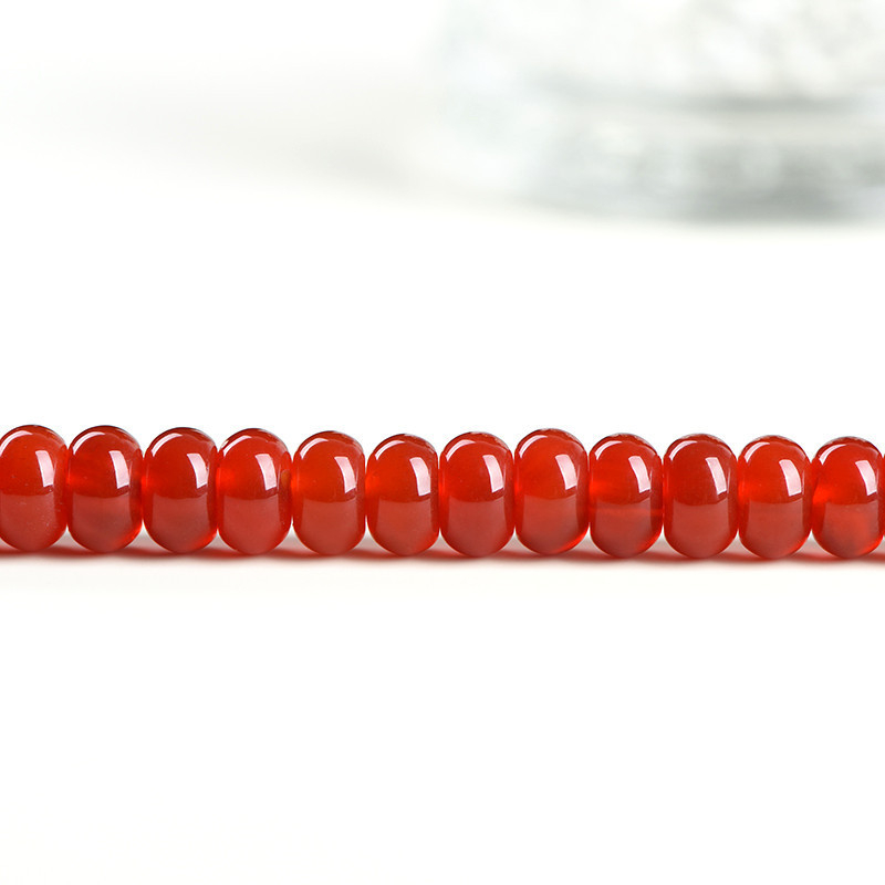 DIY nakit kuglice — ahat disk kuglice, s perljanim premazom, prirodni stil, plemeniti uzorak