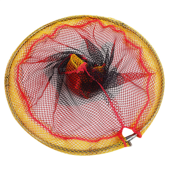 Sklopiva glava mreže od nehrđajućeg čelika, velikog oka, ribolovni pribor