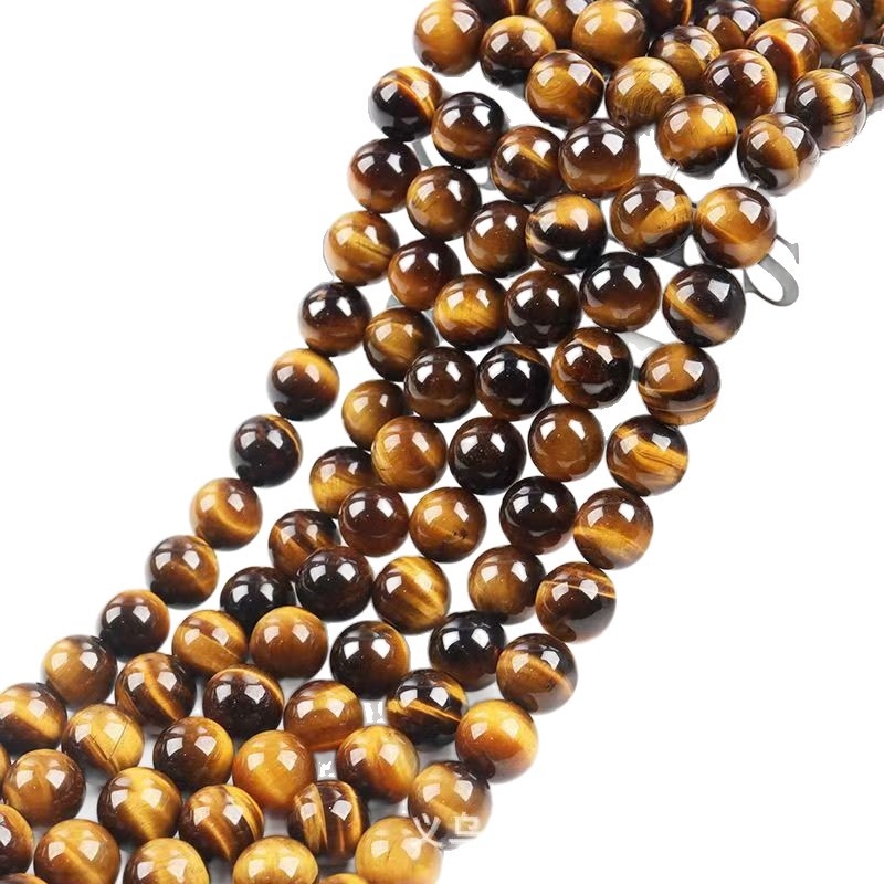 Perle od tigrovog oka, raspršene, s perlatnim premazom, plemeniti uzorak, originalni dizajn