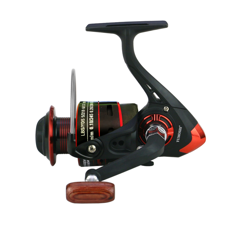 Yumoshi spinning navijač za ribolov — model Fishing reel, kutija 40 kom., licencirana privatna marka