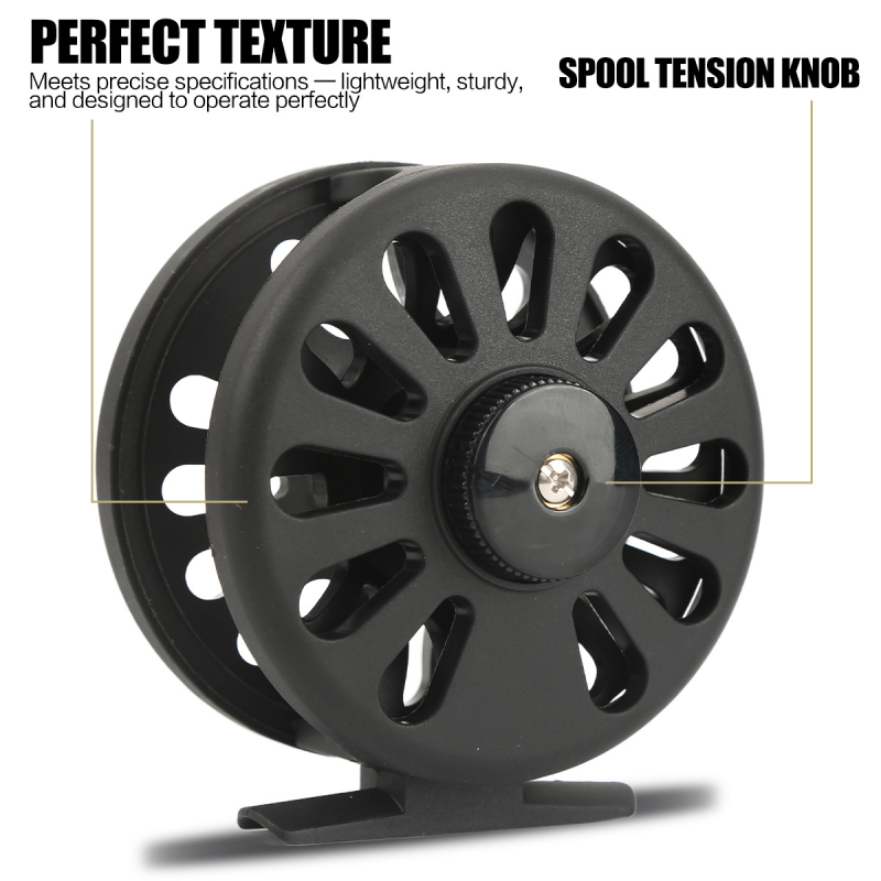 Muhački navijač za ribolov, tijelo od najlona ojačanog vlaknima stakla, prednja kočnica, ultralak, za ribolov na ledu