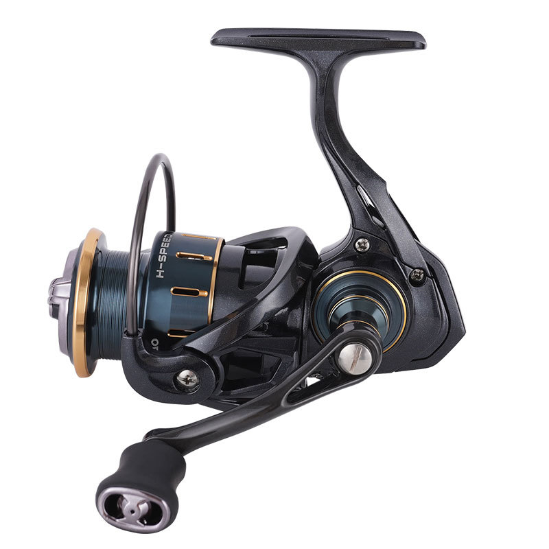 Songchuan lagani spining kolut s karbonskim rockerom, bez proreza, mikro ribolovni kolut, visok omjer brzine, dugačko bacanje