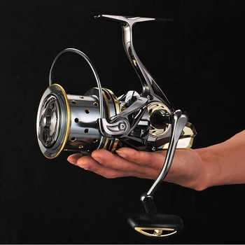 Mountain Leopard morsko otporna potpuno metalna spining mašina za duga bacanja, plitka koluta, otporna na koroziju, dvostruki ležajevi, nehrđajući vodilica cijevi