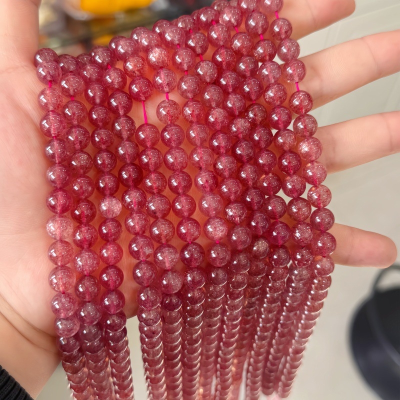 Jagoda kristal raspršene perle za DIY nakit – perle za narukvice i ogrlice, rezanje, brušenje i poliranje, podrijetlo Yiwu, poluproizvod
