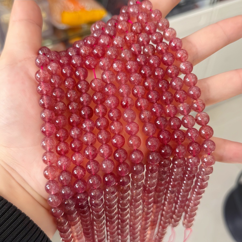 Jagoda kristal raspršene perle za DIY nakit – perle za narukvice i ogrlice, rezanje, brušenje i poliranje, podrijetlo Yiwu, poluproizvod