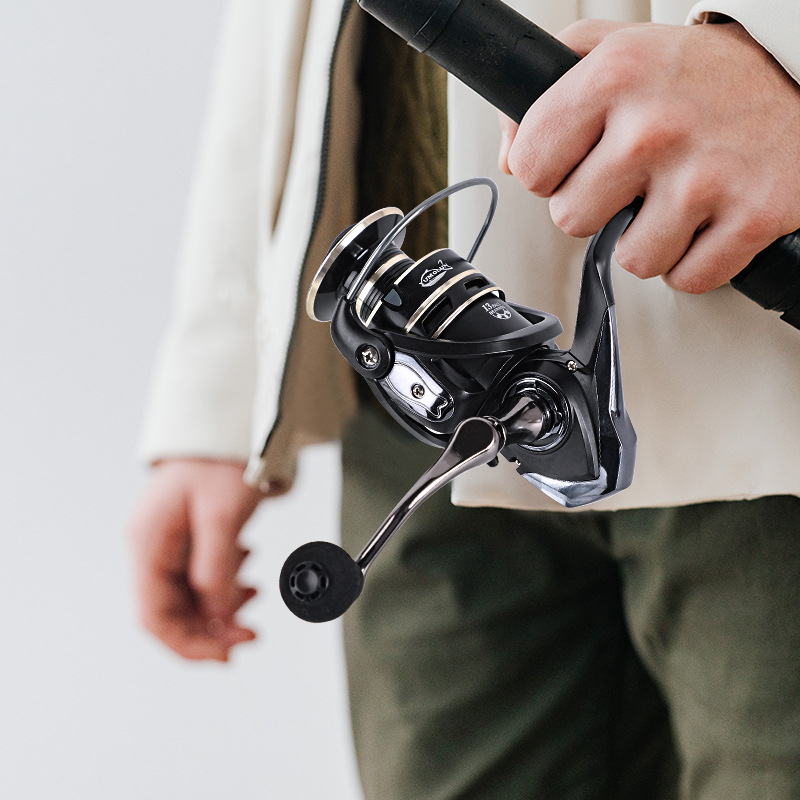 Spinning kolut za ribolov s potpuno metalnom CNC konstrukcijom, pakiranje 40 komada