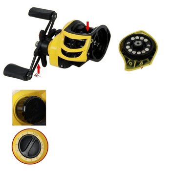 Kolut za ribolov na varalice — magnetska kočnica, centrifugalni sustav, duga bacanja