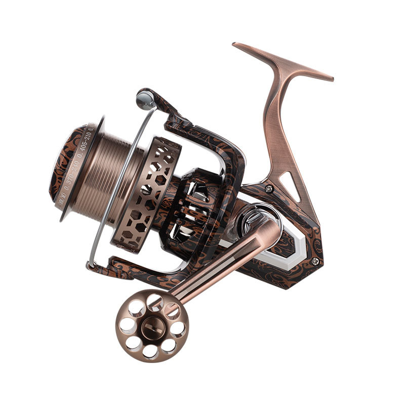 AOJIANGSHARK spining kolut | potpuno metalna konstrukcija | dizajn za dugi hod | pakiranje 10 komada | privatna marka dostupna