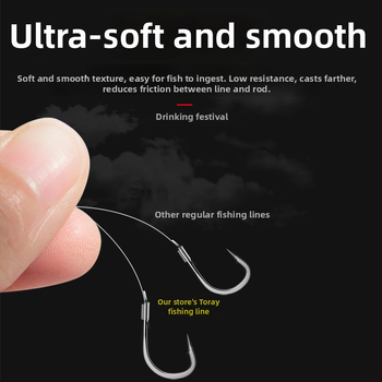 Oryi главна риболовна линия, нейлонова, силна, за риболов на скалите, дълги замятания