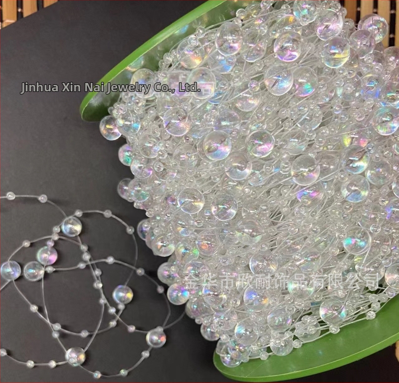 Perle na ribarsku liniju za DIY rukotvorine, plastika/smola, okrugle, premaz za pečenje lakom, Xinnai marka, Toy Lighting serija