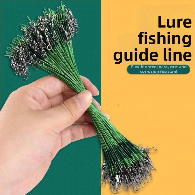 Лидер линия за примамки – стоманена тел, подлиния за морски риболов, връзка на примамки
