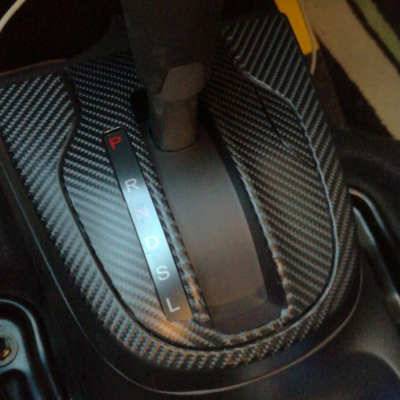 Εσωτερικός αυτοκόλλητος φιλμ από ανθρακονήματα για το κεντρικό πάνελ κονσόλας - πίσω κόλλα, προσαρμογή διαθέσιμη, στυλ ειδικού αυτοκινήτου